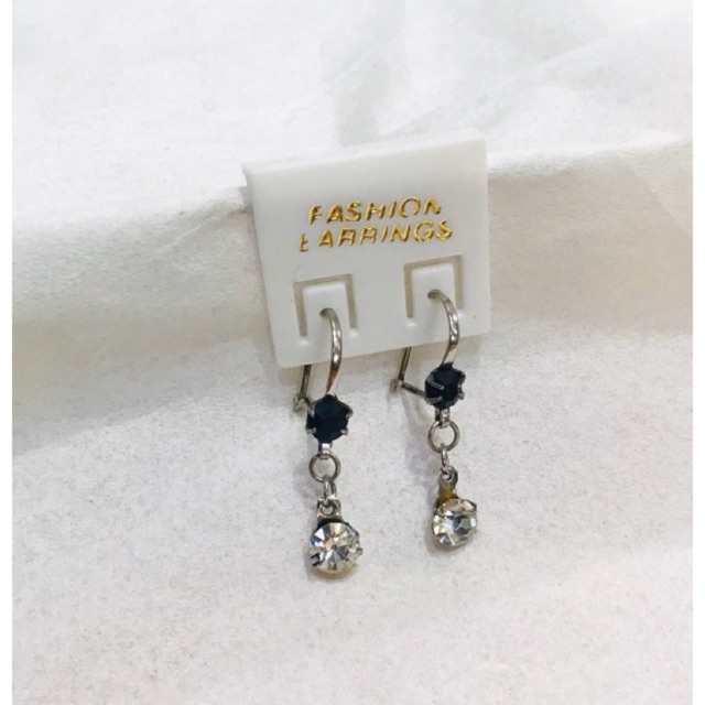 Anting monel permata anti karat anti iritsasi // anting wanita // anting monel