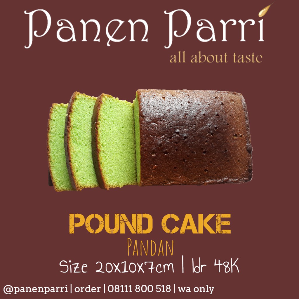 

Pound Cake Pandan