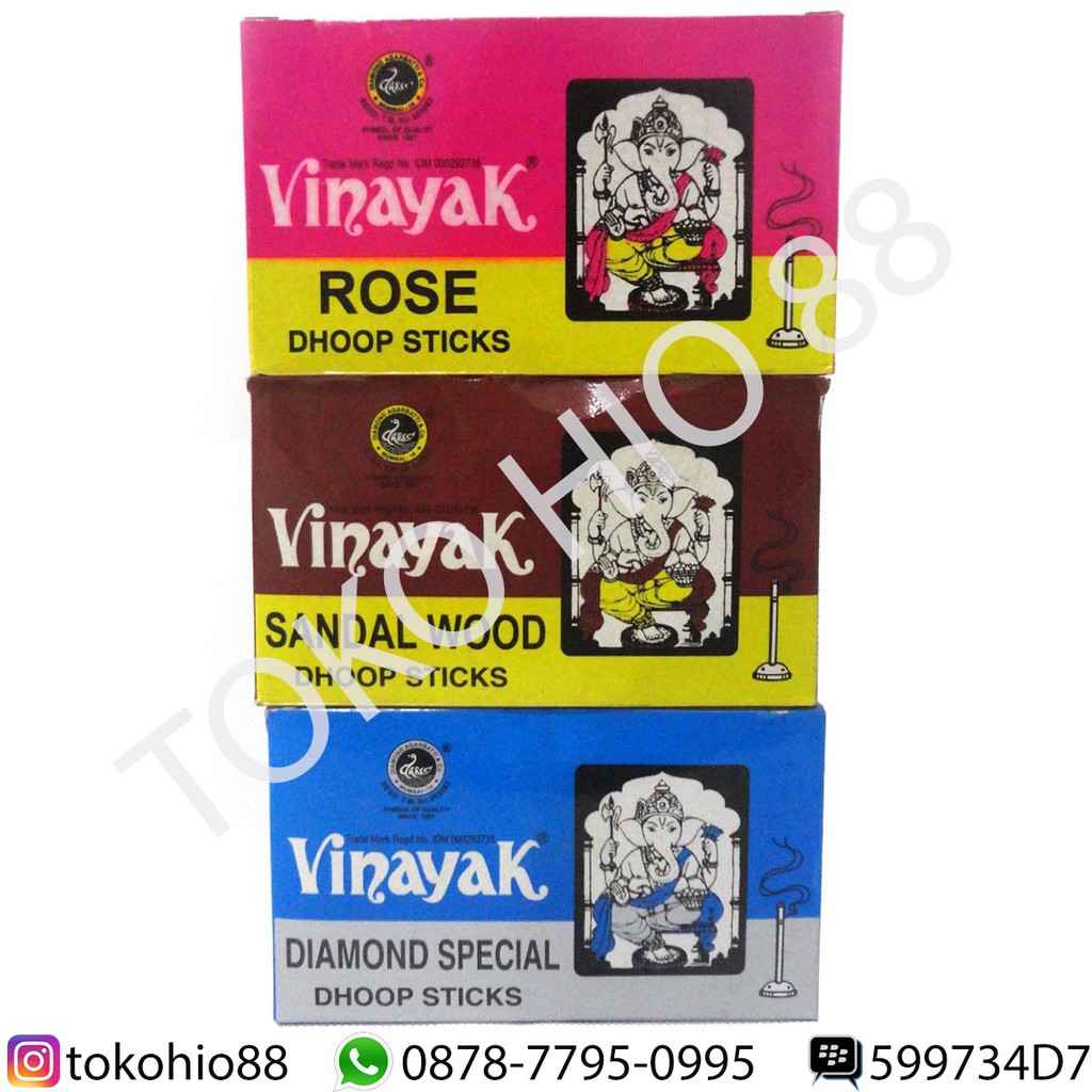 Hio / Dupa Wangi Aromaterpi India Vinayak Dhoop Sticks Aromateraphy