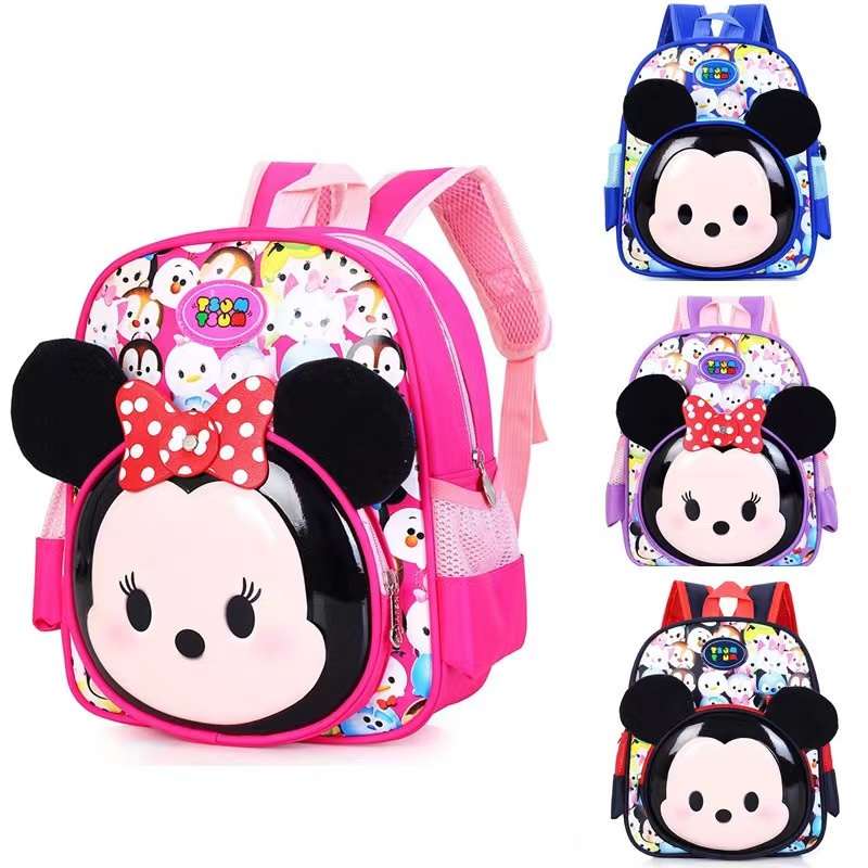 Ransel Mickey anak/tas sekolah anak/tas sekolah TK/tas kartun/tas sekolah anak perempuan/ransel bayi