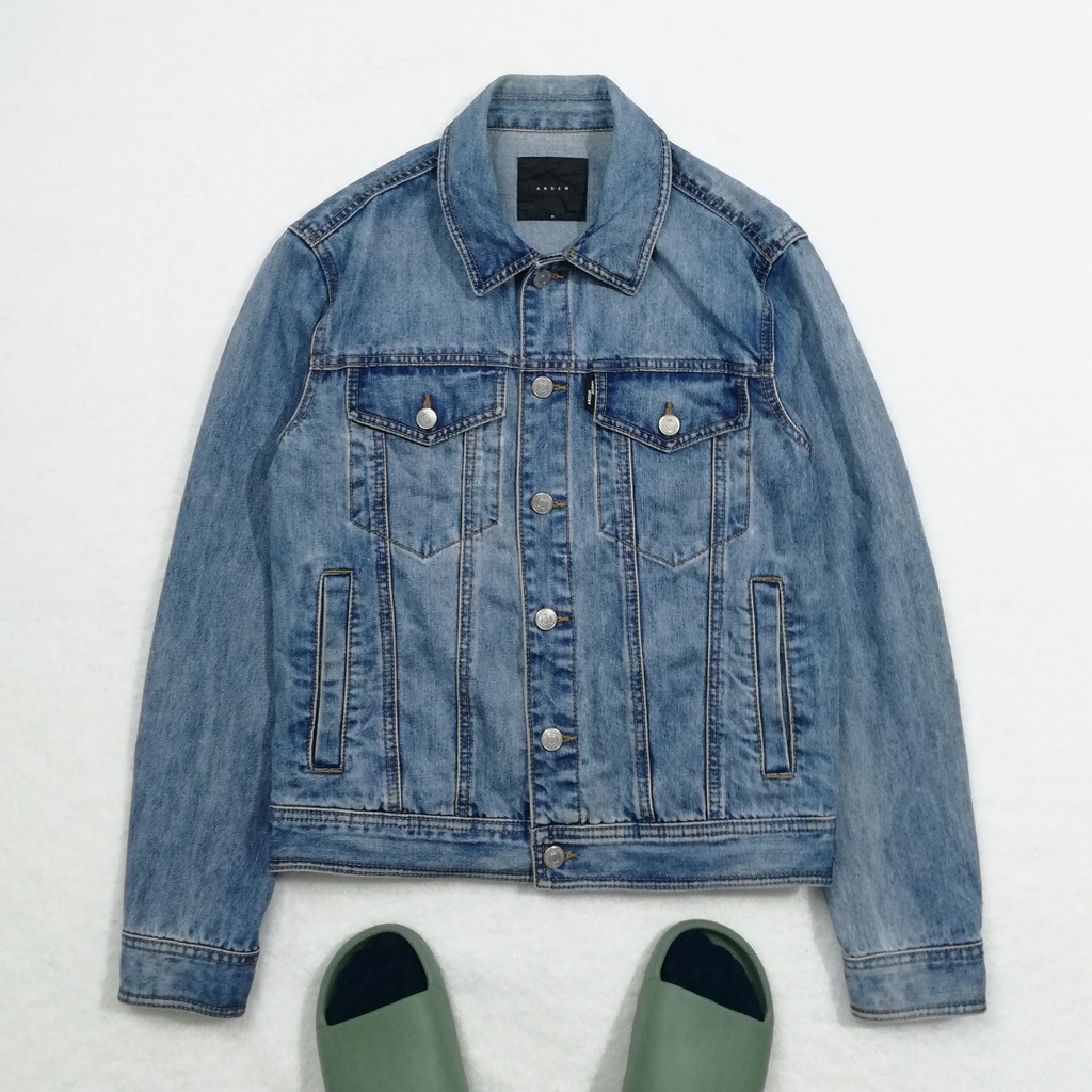 Jaket Thrift I Jaket Jeans I Andew Denim Trucker Jacket