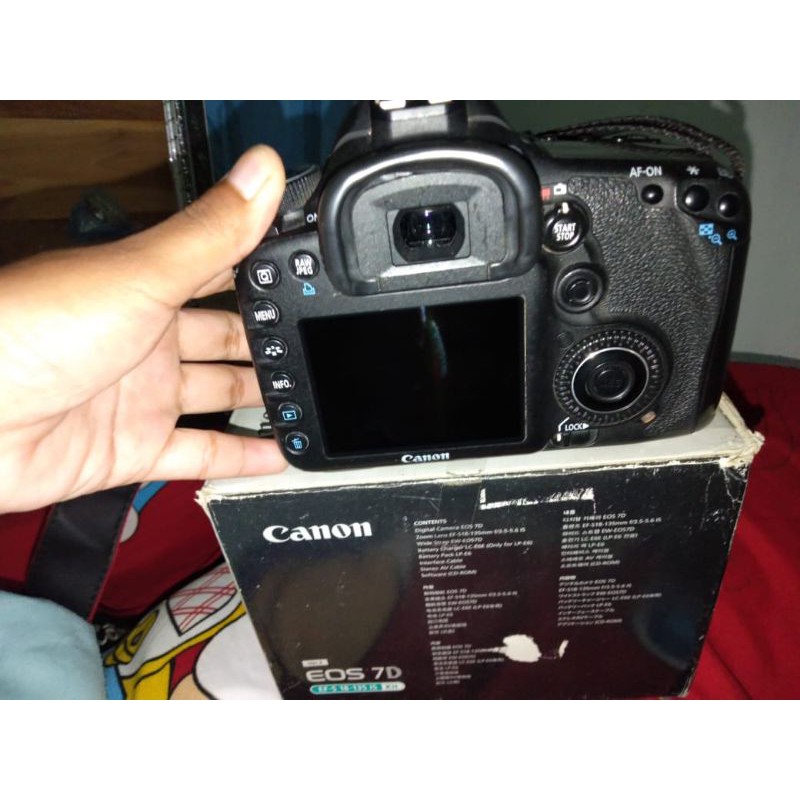 Canon Eos 7D BO Second Fullset Dusbook