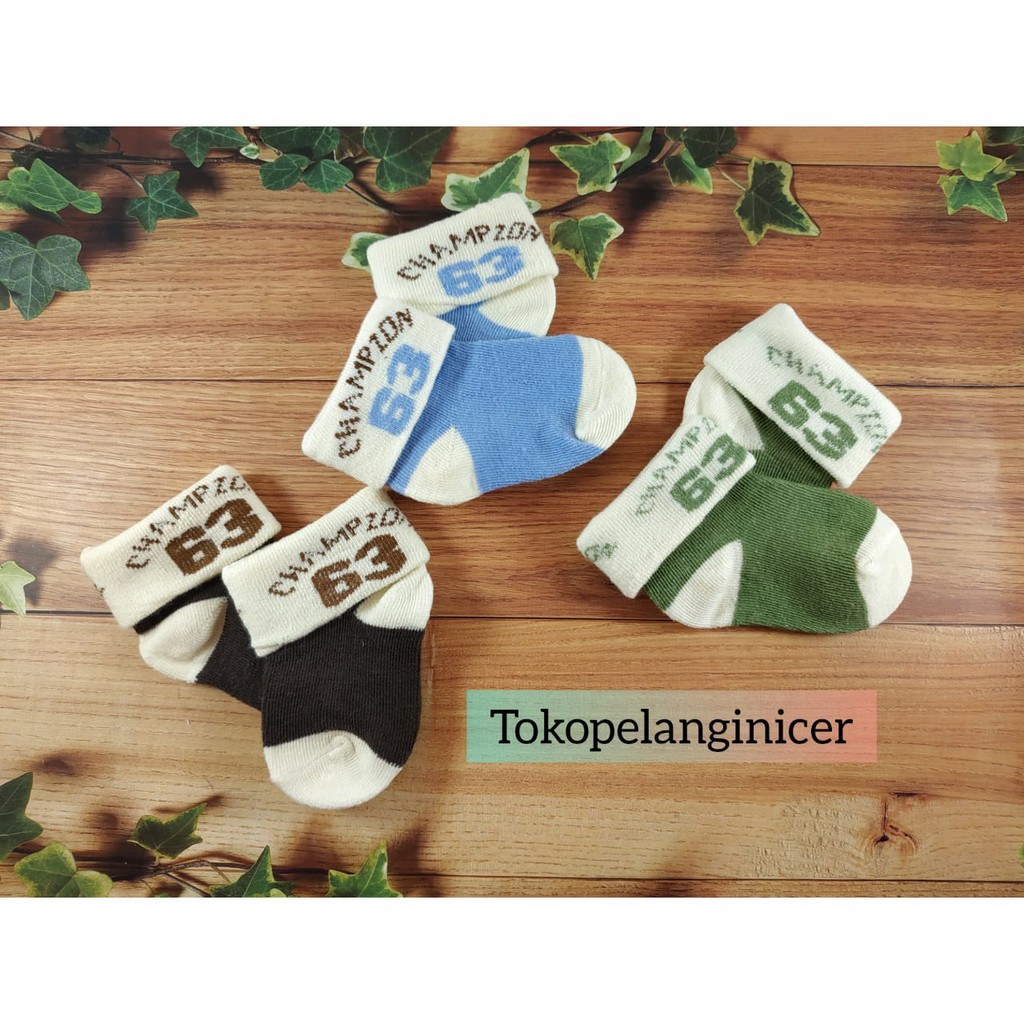 Kaos Kaki Bayi Model Sport 0-12bulan  Tokopelanginicer