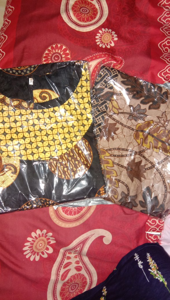 Batik Couple_maora Sania Ruffle Batik Couple Ori Ndoro Jowi Dnt Garansi Termurah
