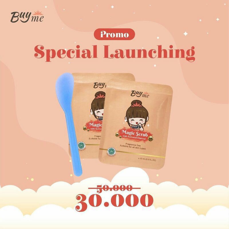 FREE SPATULA / BUYME MAGIC SCRUB / MAGIC SCRUB