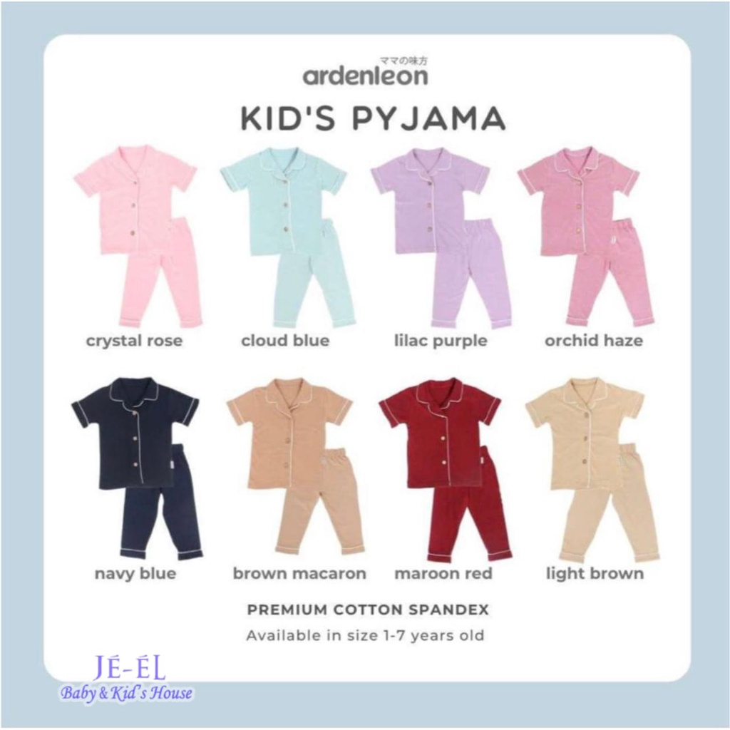 Ardenleon Kids Pyjama/Baju Tidur Anak