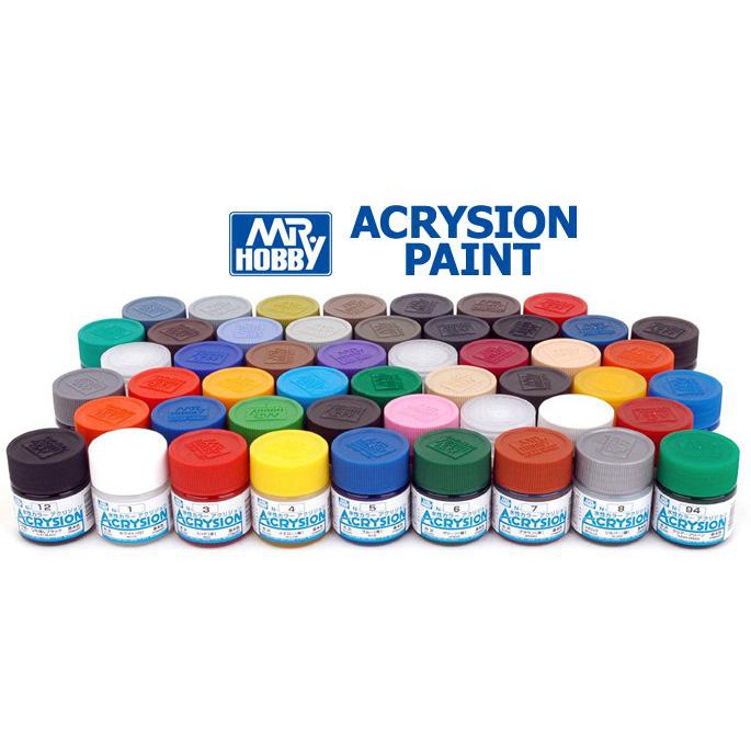 

Water Based Acrysion Paint Set 6 pcs