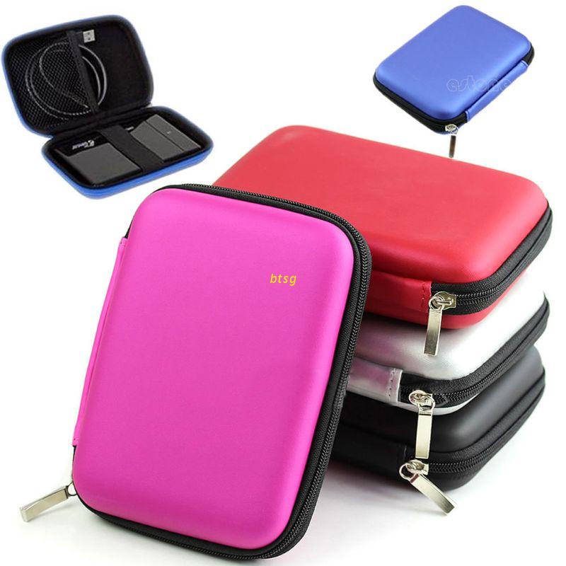 btsg For 2.5&quot; USB External WD HDD Hard Disk Drive Protect Hand Carry Case Cover Pouch