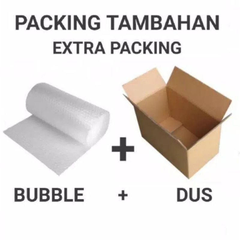 

Packing Tambahan Kardus dan Buble Warp Fragile