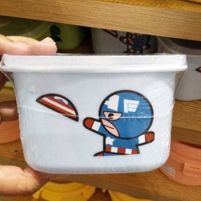 MINISO Marvel Kotak Makan Siang Penyimpanan Makanan Lunch Box 400ml