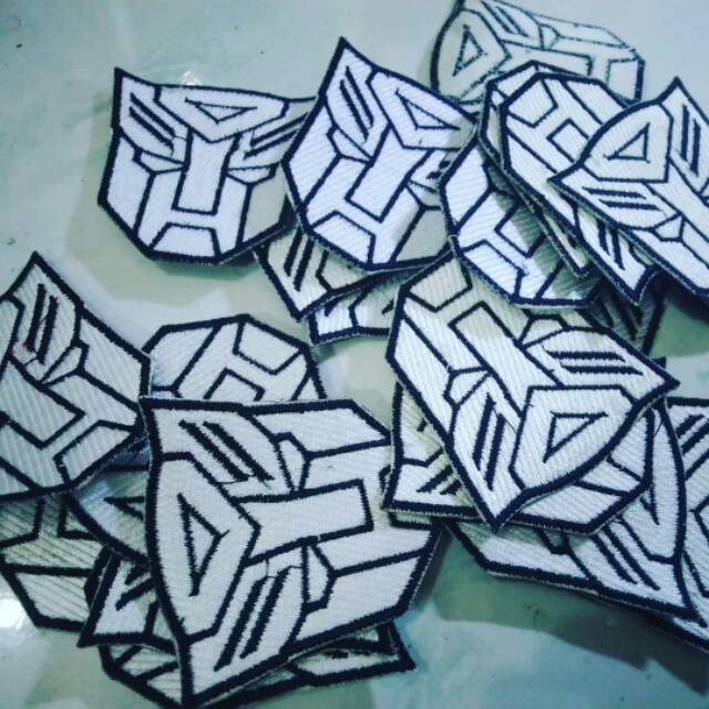 Emblem patch bordir logo transformers