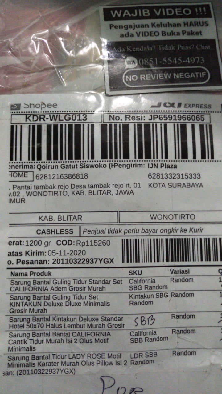 Sarung Bantal Guling Tidur Set Kintakun Deluxe Dluxe Minimalis Grosir Murah