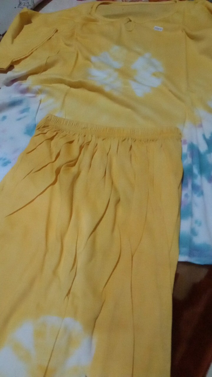 Setelan Kaos Tie Dye Wanita Celana Panjang Leher Tali Asli Batik Pekalongan Termurah Terbaru