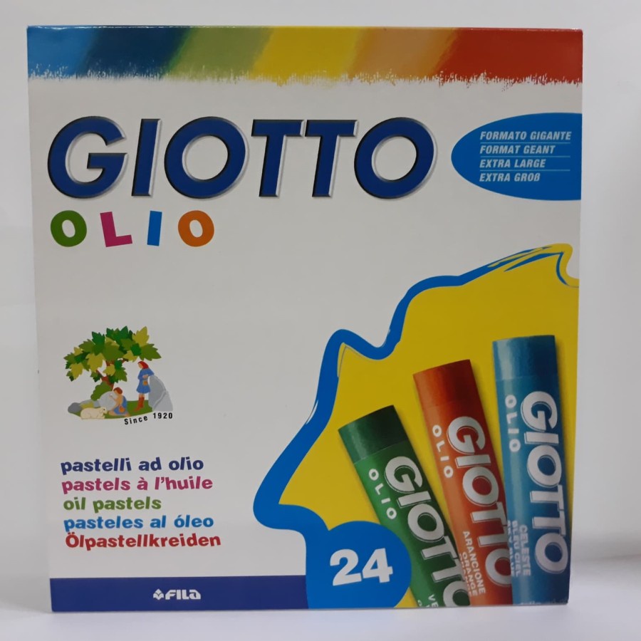 Krayon warna Giotto Olio Oil Pastels 24  / Crayon 24 Colours