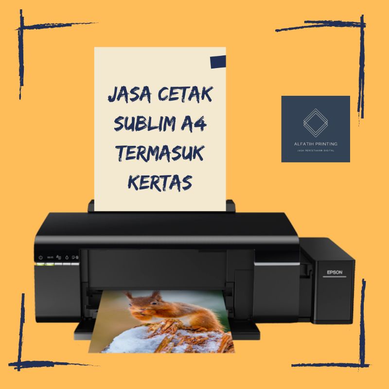 

Jasa Cetak Kertas Sublim uk. A4