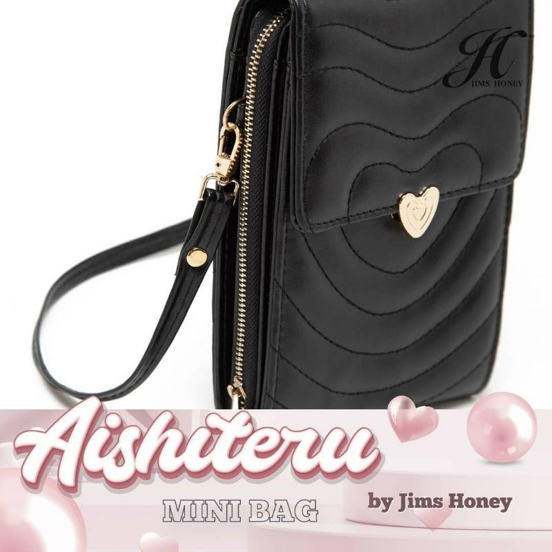 JIMS HONEY AISHITERU TAS MINI BAG SLEMPANG TENTENG HANDBAG KULIT SINTESIS MUAT BANYAK