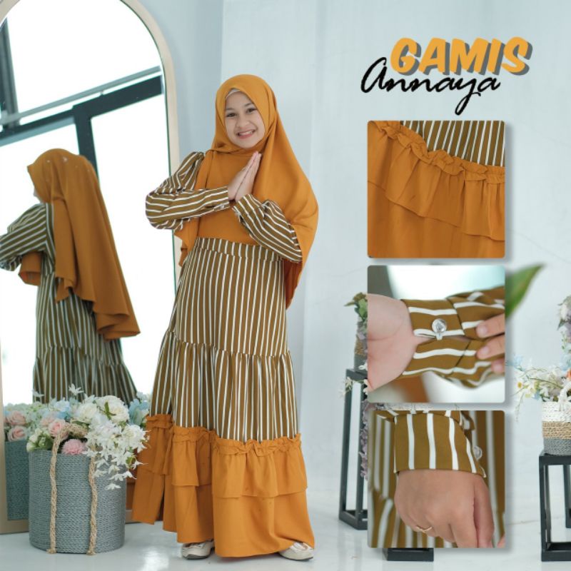 Gamis Annaya By Coolbee / Gamis Remaja 12-20T