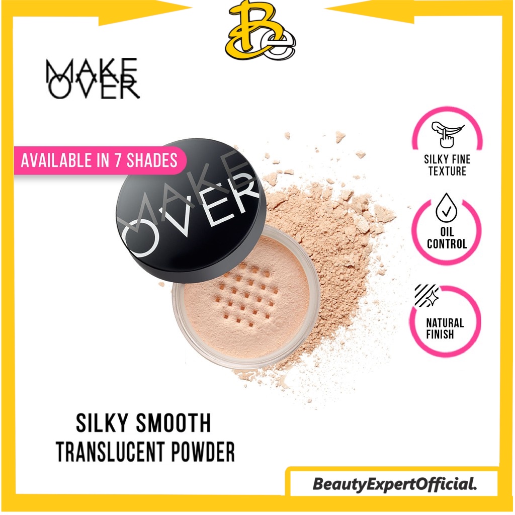 ⭐️ Beauty Expert ⭐️ MAKE OVER Silky Smooth Translucent Powder 35 g - Bedak Tabur