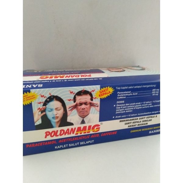 Jual Poldanmig Poldan Mig Obat Pereda Migrain Sakit Kepala Demam