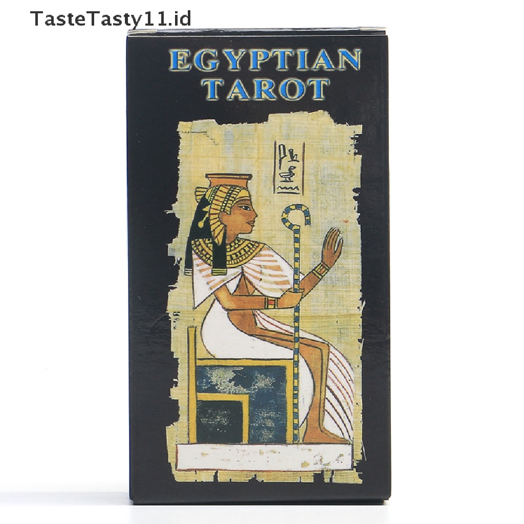 【TasteTasty】 Egyptian Tarot of Wirth Tarot Cards Oracle Cards for Divination Fate Tarot .