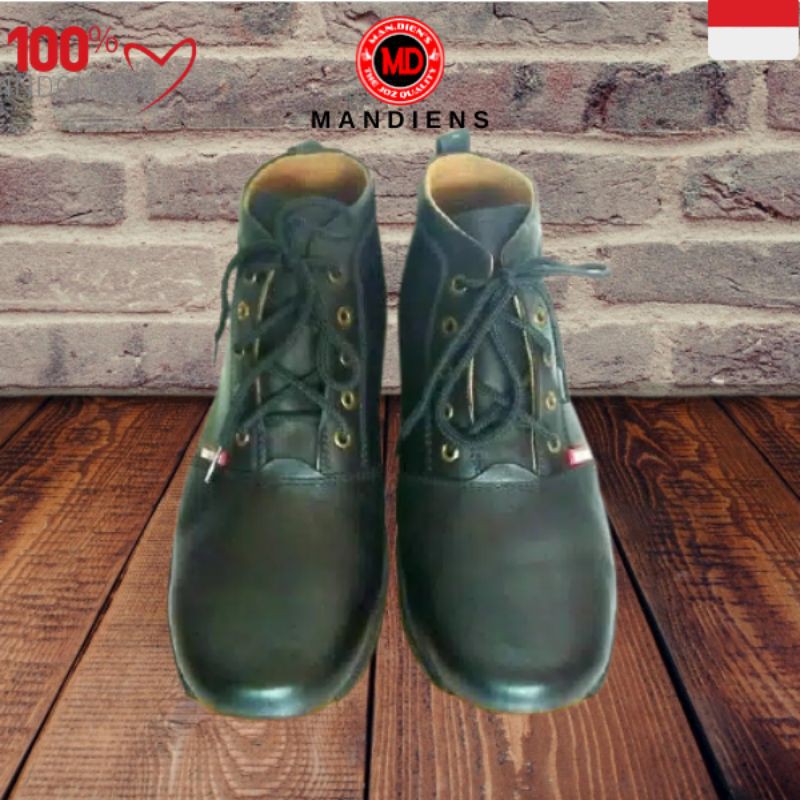 MANDIENS - SEPATU KULIT PRIA KASUAL B.29 - SEPATU BOOTS KULIT SAPI KASUAL - SEPATU KASUAL KULIT SAPI