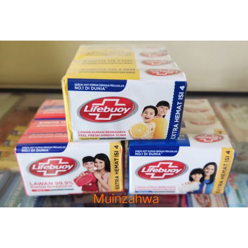 SABUN LIFEBUOY ISI 60GRAMX4 /SABUN LIFEBUOY BATANG