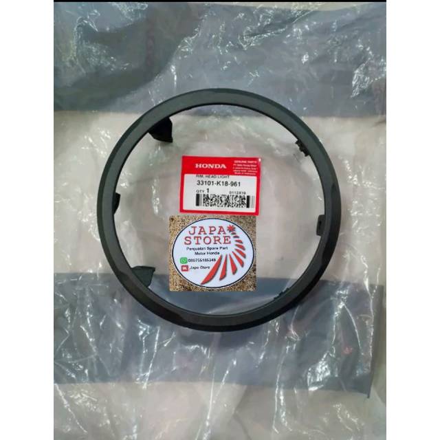 33101K18961 RIM LAMPU DEPAN CB VERZA 33101-K18-961 RIM HEAD LIGHT CB VERZA 150 ORIGINAL