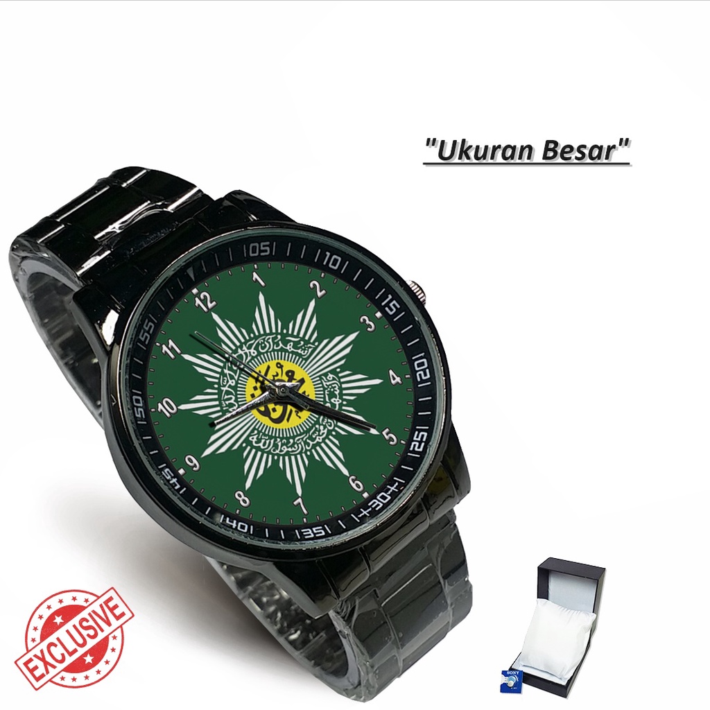 Jam Tangan Rantai Couple LOGO MUHAMMADIYAH - 3 (Mantul)