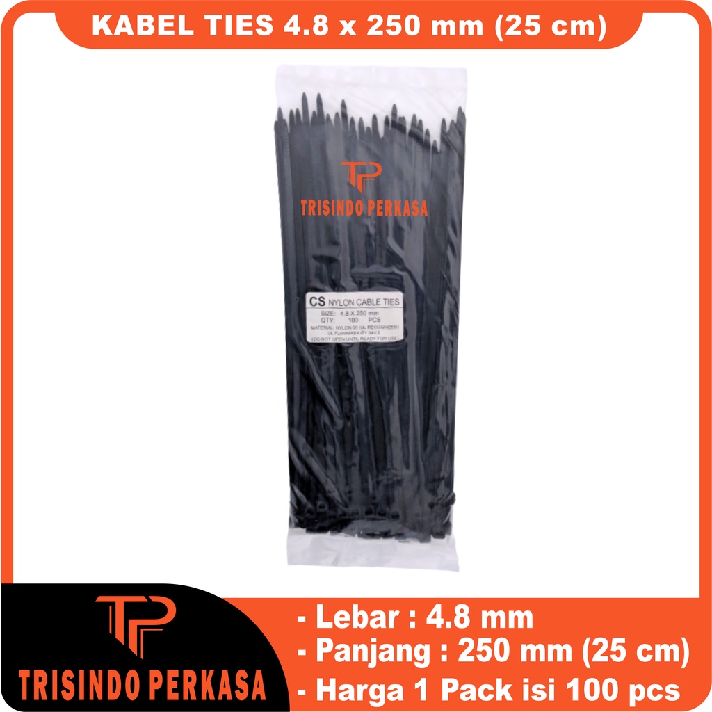 Kabel Ties Cable Tie 4.8 x 250mm (25cm)