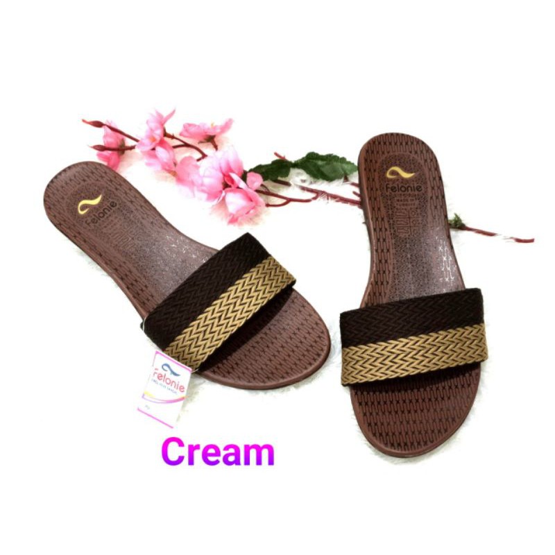 sandal wanita murah selop ( Felonie MRA 01 2 warna + DH 01 ) turki rajut terbaru