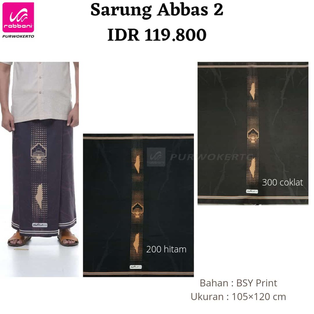 [TERMURAH] SARUNG RABBANI ABBAS 2