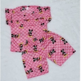 VF- Setelan Playful Kaos Anak Pompom Smilee Motif 1-5Tahun