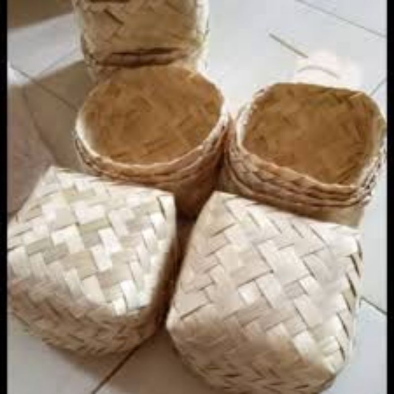 

besek bambu | tompo | piti | packing telor asin Simple aman