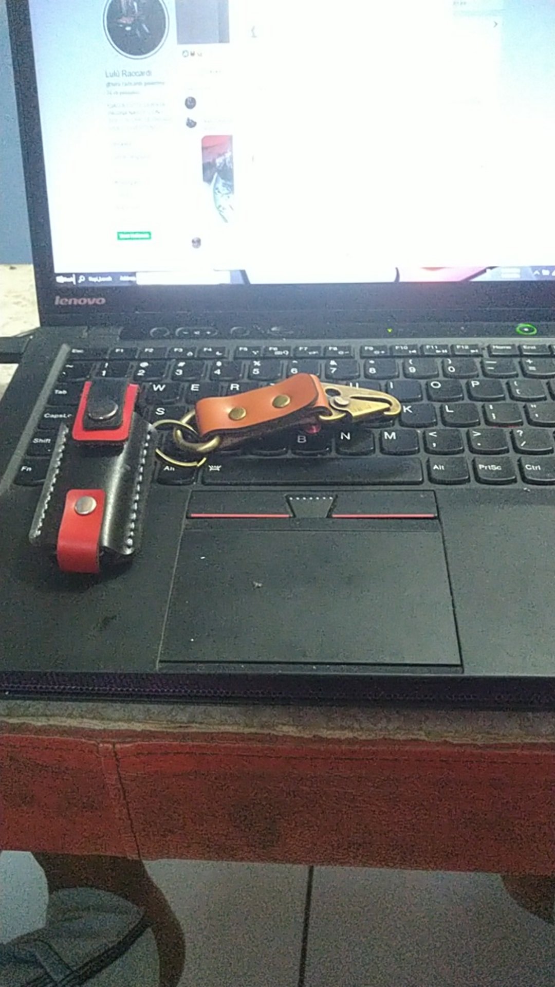 Sarung Dompet Korek Gas Kulit Asli Lighter Case Gantungan Phkc967