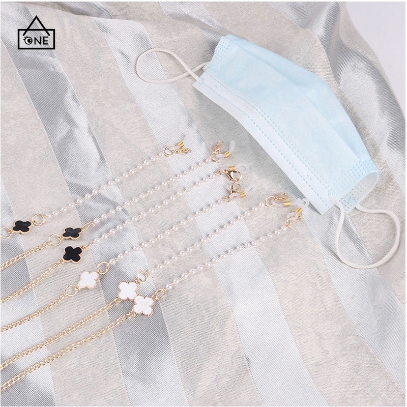 COD☀️Kalung Rantai Mutiara Gaya Korea Untuk Masker  Mask Chain Multifunctional Adjustable A one