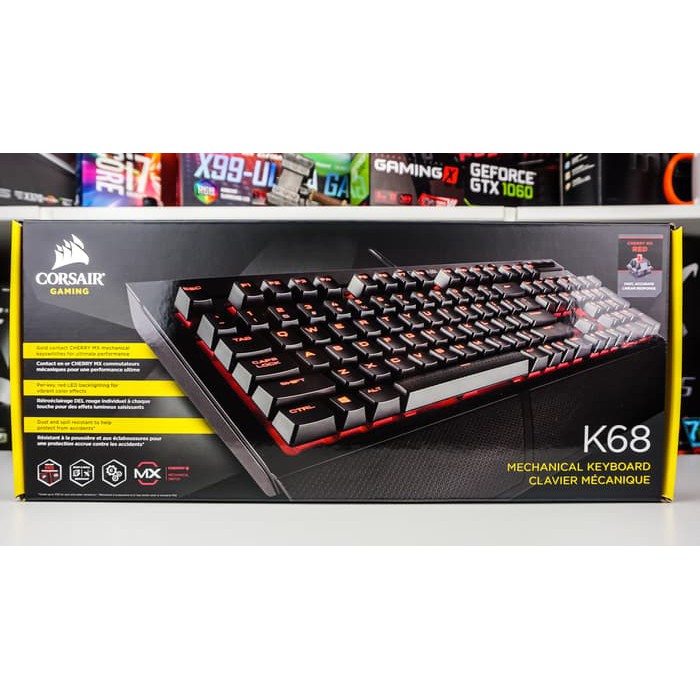 CORSAIR K68 MECHANICAL GAMING KEYBOARD