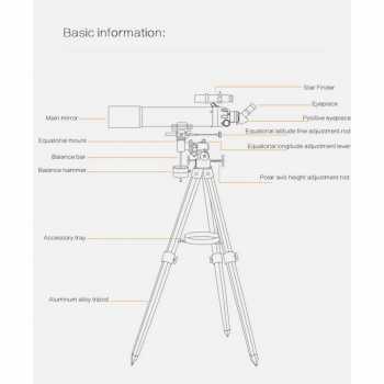 BEEBEST Teropong Bintang Astronomical Telescope - XA90