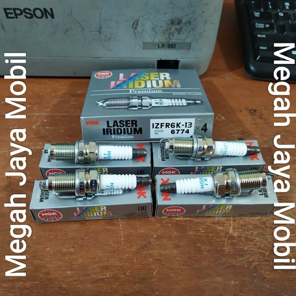 Terjangkau busi laser iridium honda jazz rs accord city civic crv original NGK set 4pcs busi