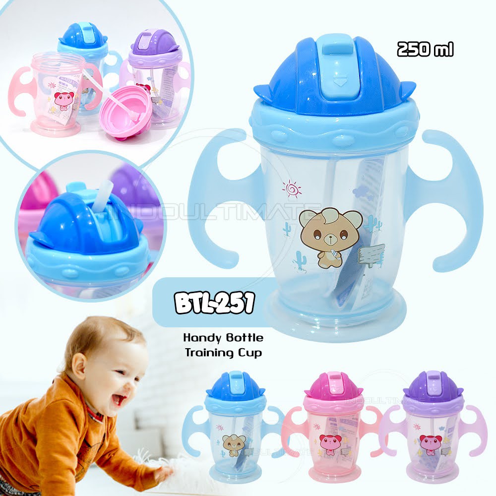 Dot Baby Training Cup Bottle 250mL Botol BTL-251 Botol Minum Anak Bayi Balita Botol Minum Anak