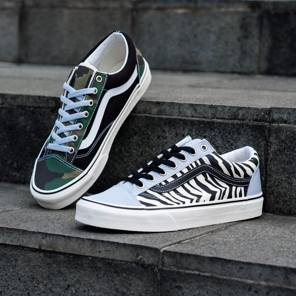 

VANS STYLE 36 MISMATCH ZEBRA CAMO ORIGINAL 100%