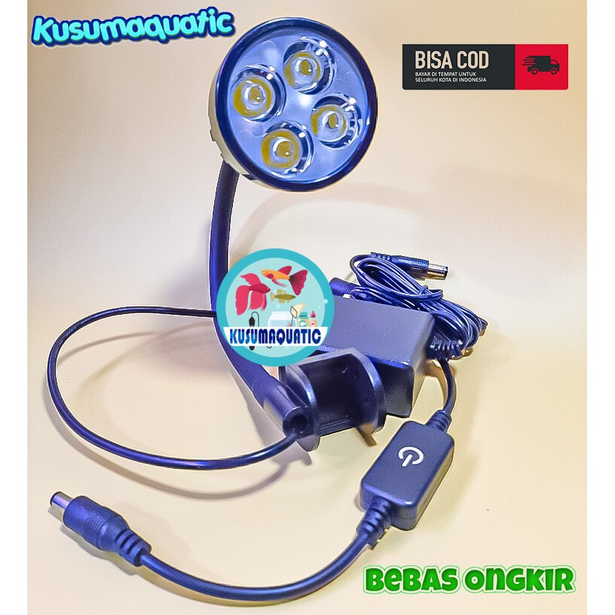 Diy Lampu Sorot aquarium aquascape hardscape dengan jepit