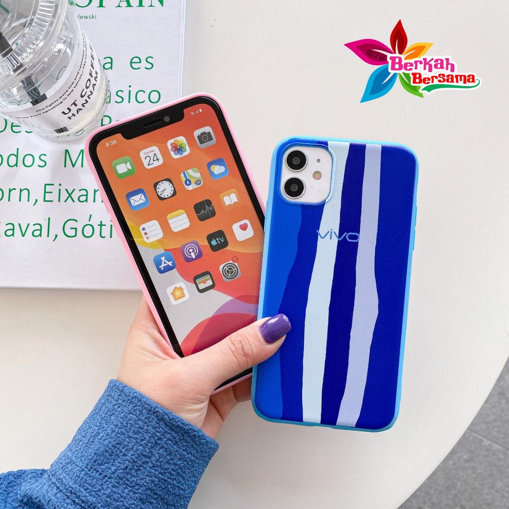 SS046 CASE RAINBOW VIVO Y21S Y33S Y21 2021 Y75 Y55 Y15S Y01 Y71 Y81 Y91 Y95 Y93 Y91C Y20 Y12S Y12 Y15 Y17 Y30 Y50 V5 LITE Y53 Y83 Y19 BB4684