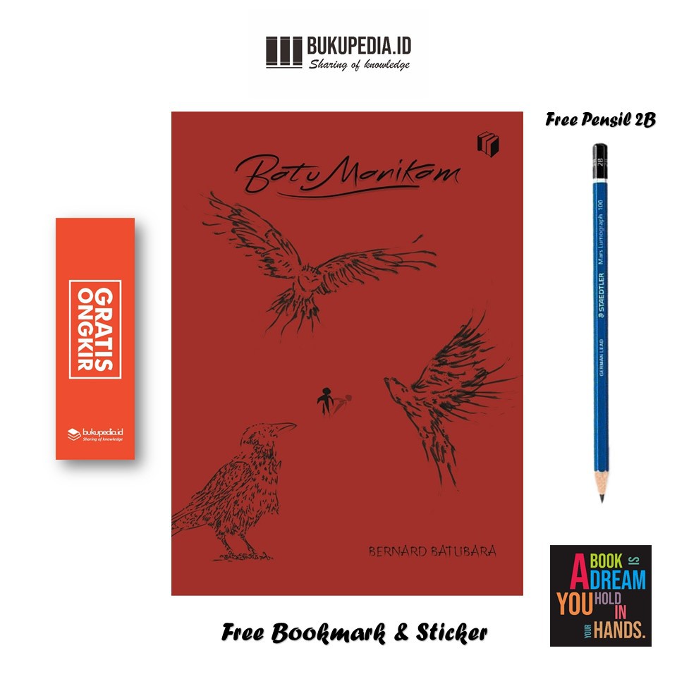 

BUKU NOVEL -BATU MANIKAM- SHIRAMEDIA (BONUS PENSIL 2B, BOOKMARK, STIKER)