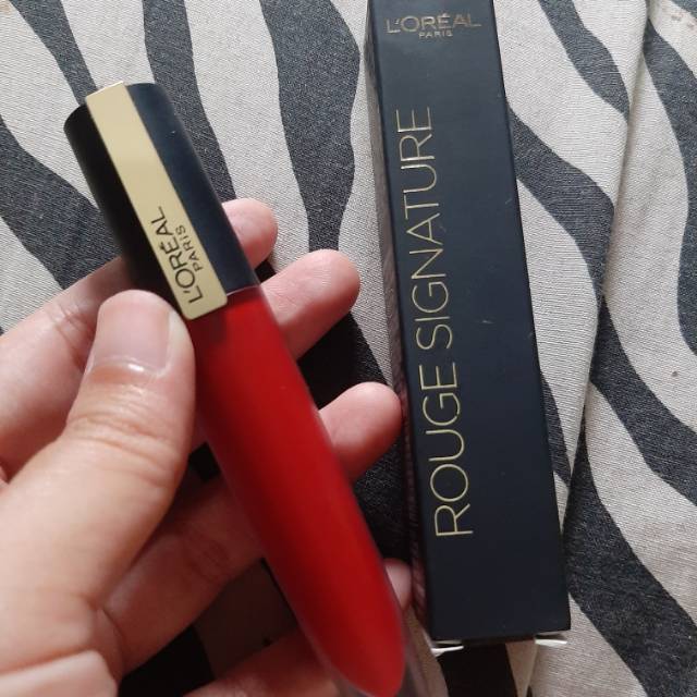Lipstik Rouge Signature Loreal New