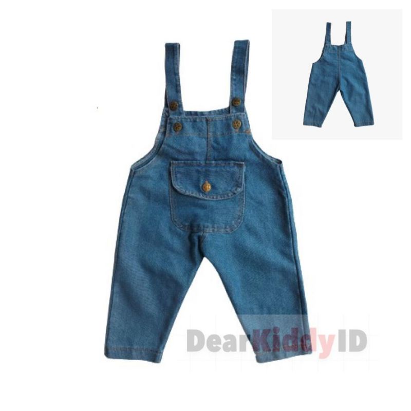 DK OVERALL JEANS PENDEK / OVERALL JEANS CELANA PANJANG / OVERALL PENDEK CORDUROY  Baju Kodok Bayi Anak Unisex