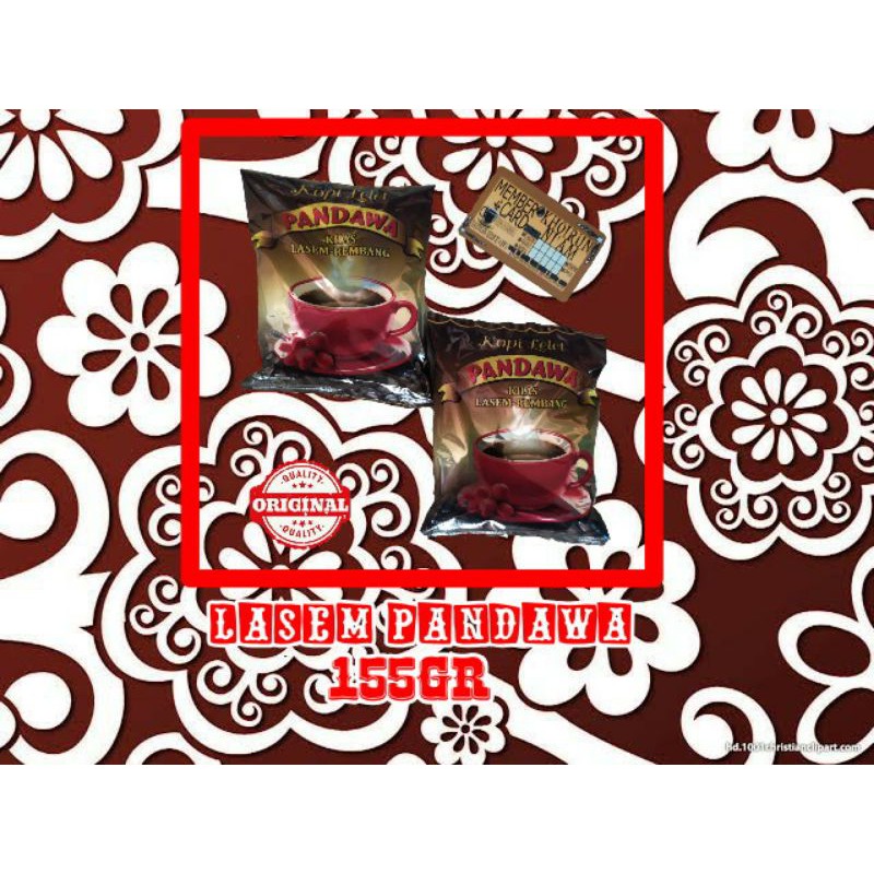 

SERBUK KOPI LASEM 155GR #PROMO!!!