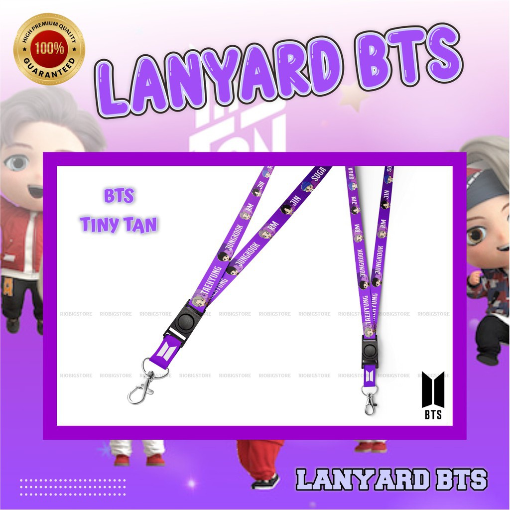 

[ BTS ] LANYARD TALI ID CARD BTS TinyTan / LANYARD FULL PRINTING - MERCHANDISE KPOP / MERCHANDISE BTS / BTS / TinyTan