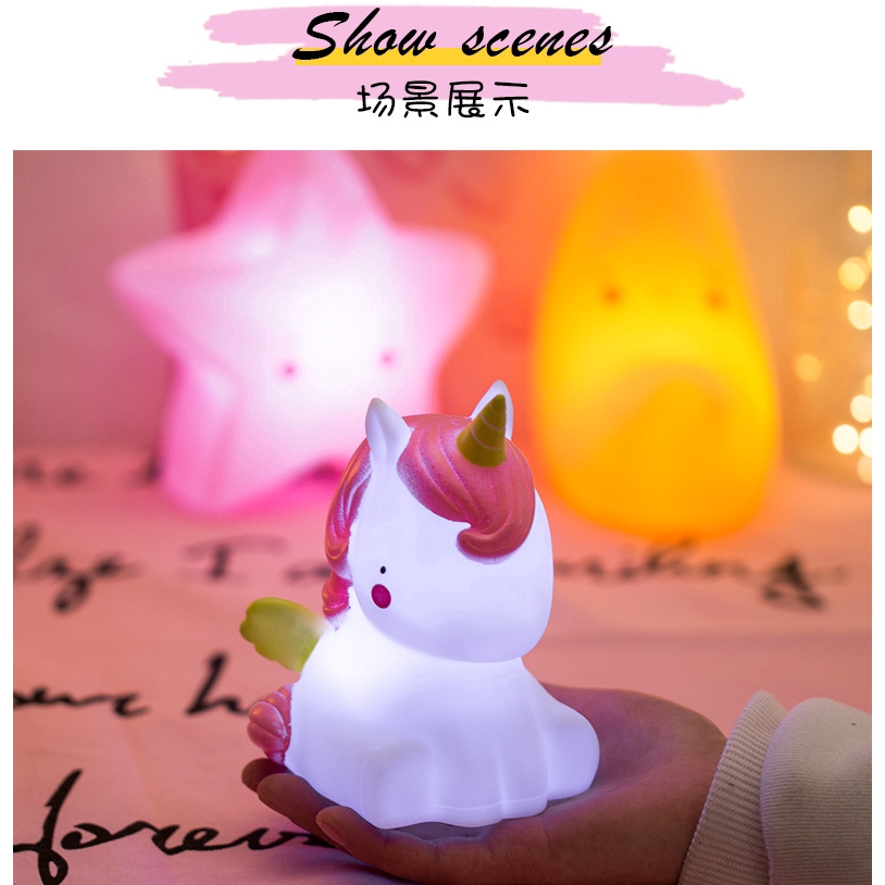 Creative ins Cute LED Night Light Table Lamp Kids Girl Room decorative Xmas Gift