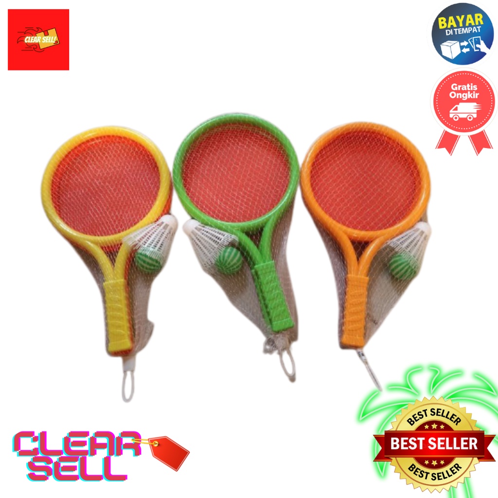 Mainan raket anak / Bulu tangkis / Mainan raket bulu tangkis / Mainan bulu tangkis