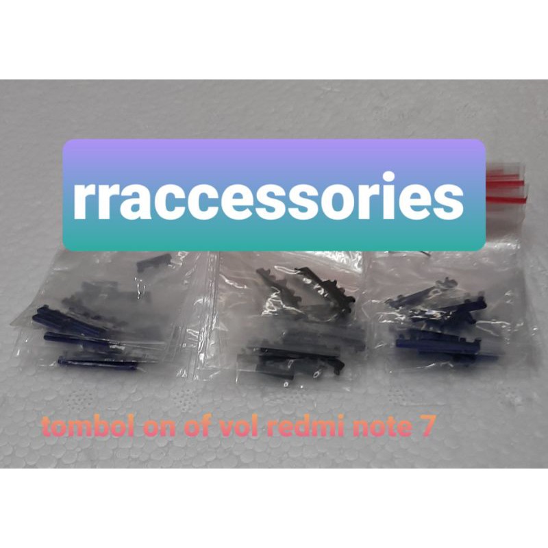 tombol luar on of+volume redmi note 7/tombol power+volume redmi note 7